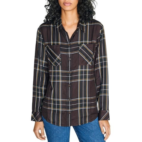 SANCTUARY New Generation Plaid Boyfriend Shirt - Picture 1 of 6